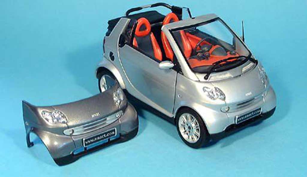 Smart Cabriolet 1/18 Kyosho grey (bodypanel grey) diecast model cars