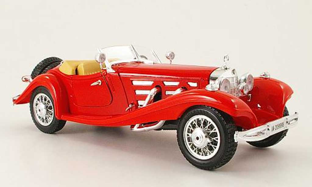 Mercedes 500 K 1/18 Burago K Roadster red (1:20) 1936 diecast model cars