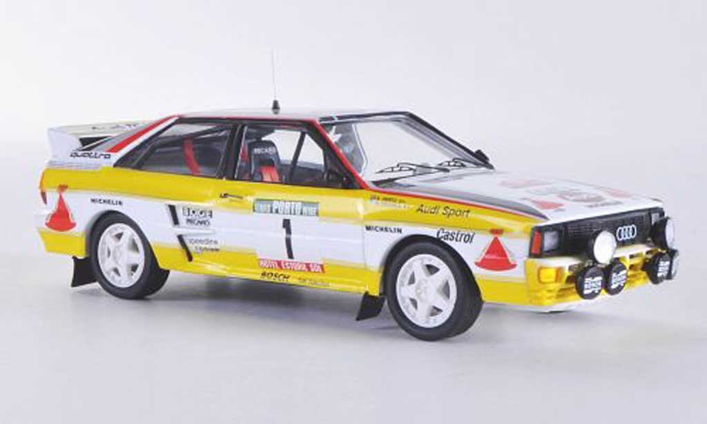 Audi Quattro 1/43 Trofeu No.1Team HB H.Mikkola / A.Hertz Rally de Portugal 1984 diecast model cars