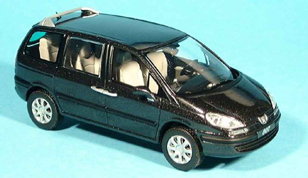 Peugeot 807 1/43 Norev black 2002 diecast model cars