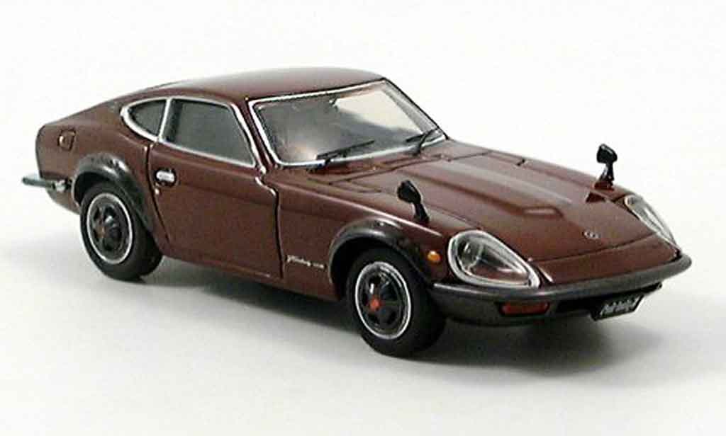 Nissan 240 ZG 1/43 Ebbro ZG Datsun Fairlady brown diecast model cars