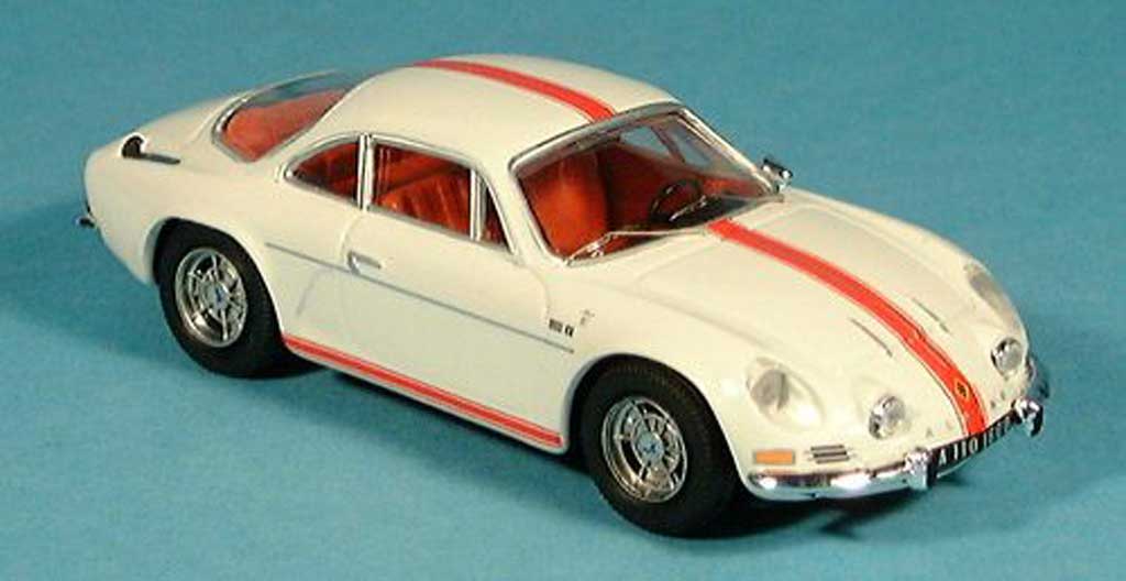 Alpine A110 1/43 Trofeu 1600 S white mit Streifen diecast model cars