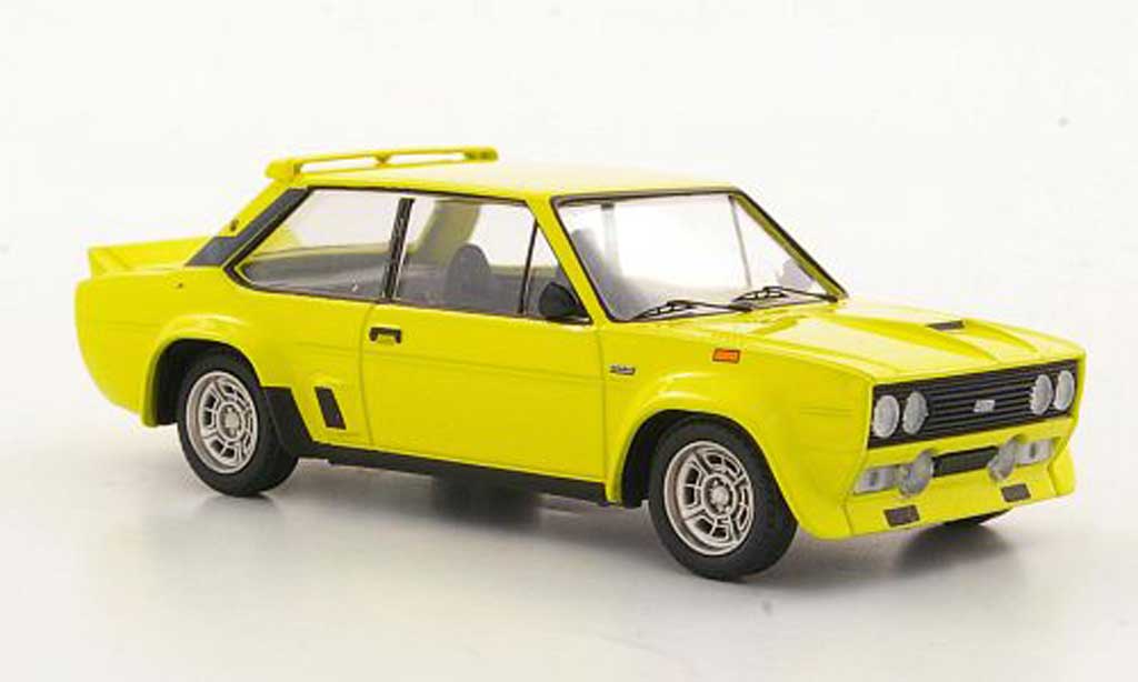 Fiat 131 Abarth 1/43 Trofeu Abarth yellow diecast model cars