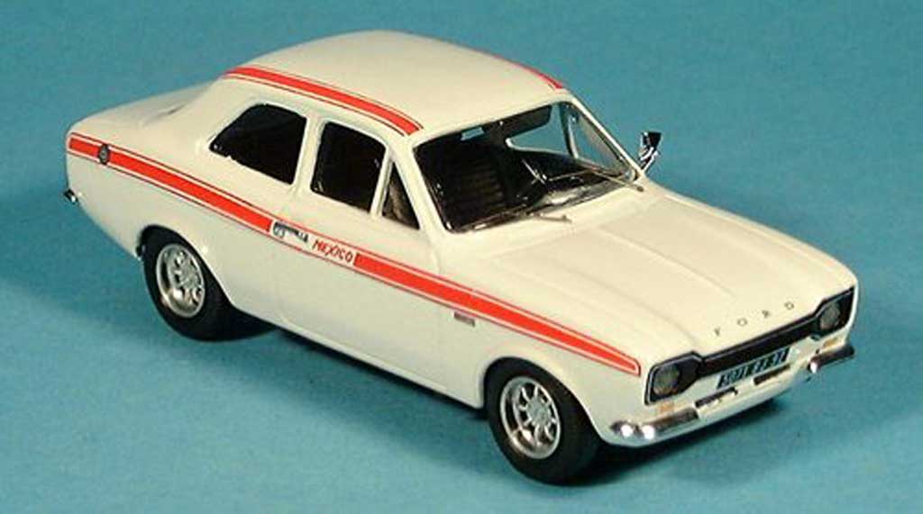 Ford Escort MK1 1/43 Trofeu MK1 Mexico white 1971 diecast model cars