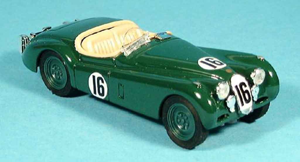 Jaguar XK 120 1/43 Brumm 120 le mans no. 16 grun diecast model cars
