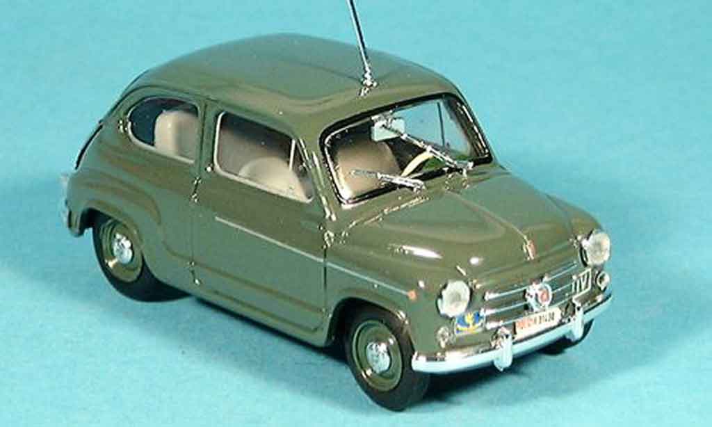 Fiat 600 1/43 Brumm D police Zivilstreife 1960 diecast model cars