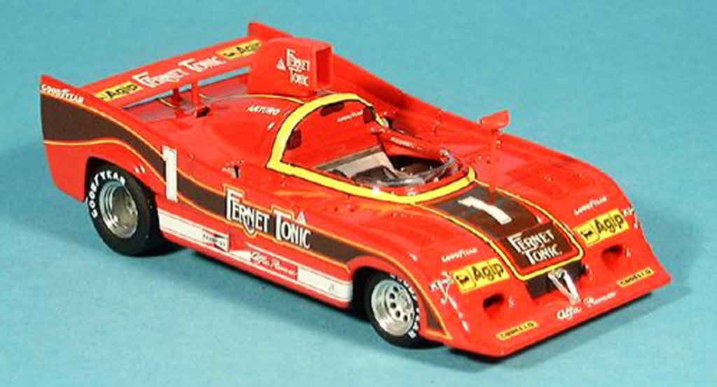 Alfa Romeo 33.3 1977 1/43 Brumm 1977 sc 12 no.1 merzario sieger coppa florio diecast model cars