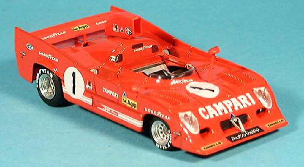 Alfa Romeo 33.3 1975 1/43 Brumm 1975 tt 12 no.1 merzario ickx zweiter 1000 km spa 1975 diecast model cars