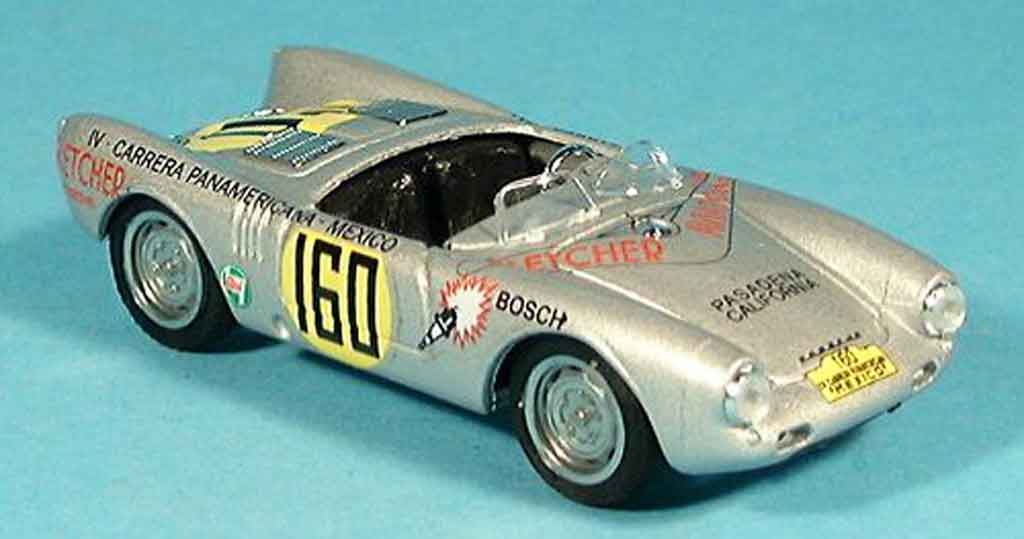 Porsche 550 1953 1/43 Brumm 1953 No.160 H.Herrmann Carrera Mexico diecast model cars