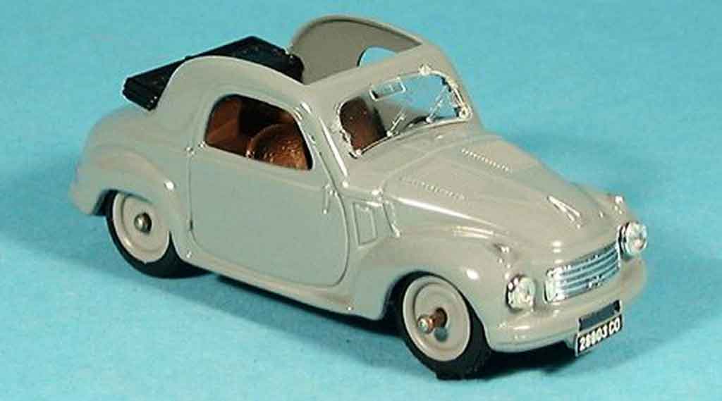 Fiat 500 1/43 Brumm C offen grey 1949 diecast model cars
