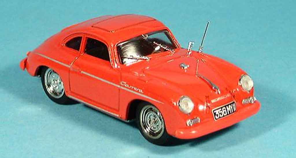 Porsche 356 1952 1/43 Brumm 1952 Coupe Carrera red diecast model cars