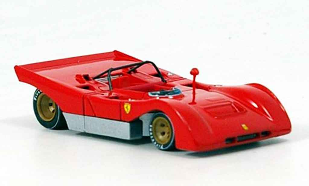 Ferrari 312 PB 1/43 Brumm PB red predotyp 1971 diecast model cars