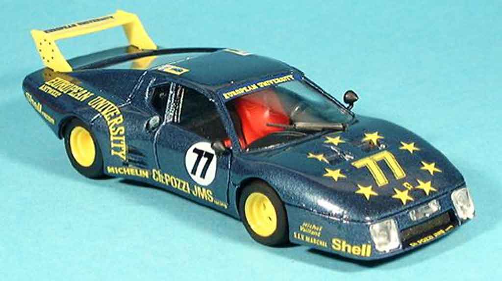 Ferrari 512 BB LM 1/43 Brumm BB LM no.77 pozzi le mans 1980 diecast model cars