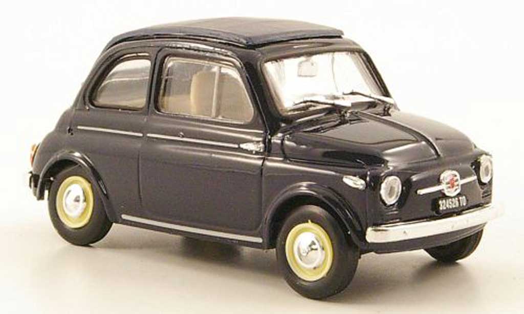 Fiat 500 1/43 Brumm Nuova blue geschlossenes Faltdach 1957 diecast model cars