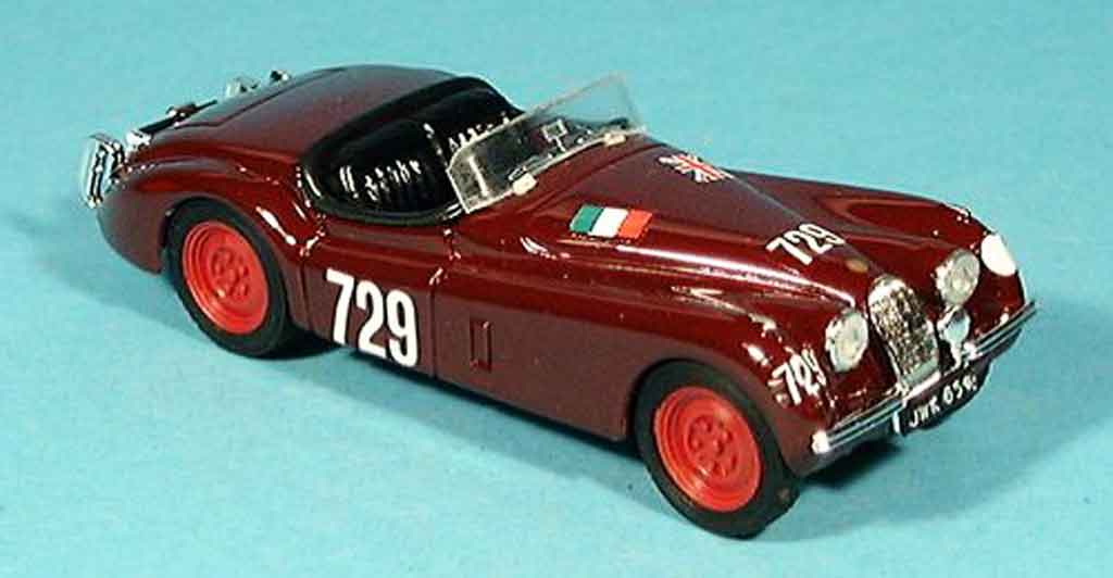 Jaguar XK 120 1/43 Brumm 120 mille miglia 1950 diecast model cars
