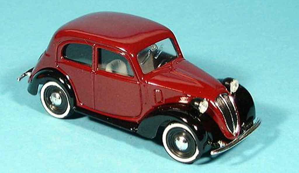 Fiat 1100 1937 1/43 Brumm 1937 ( 508c.) Bicolore weinred black diecast model cars
