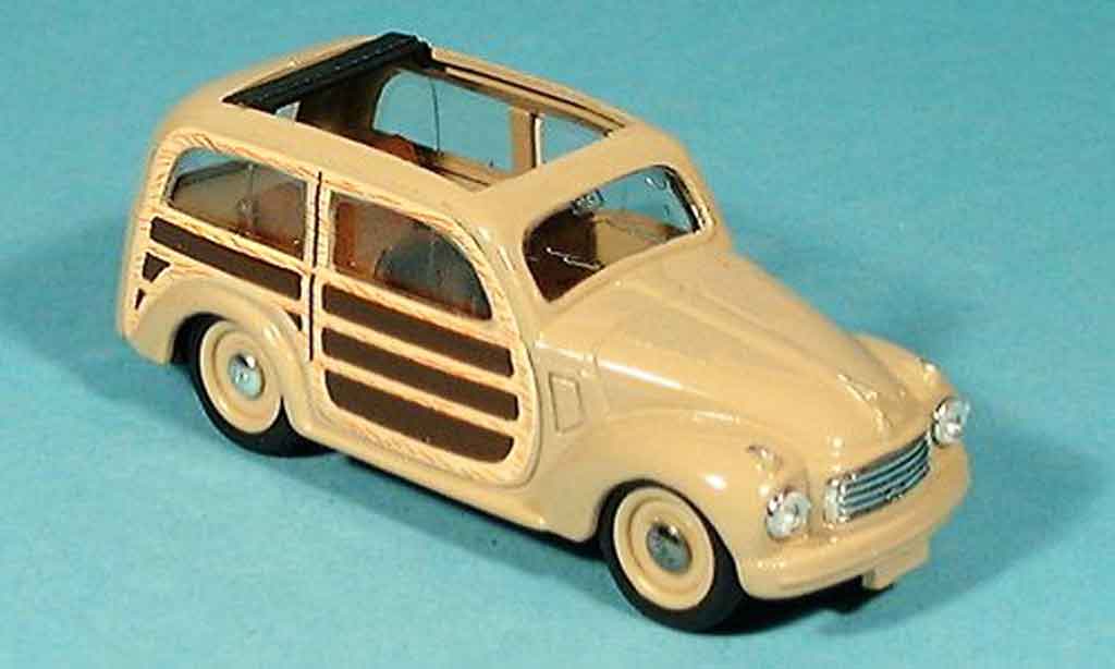 Fiat 500 1/43 Brumm C GiardinieraAperta beige 1949 diecast model cars