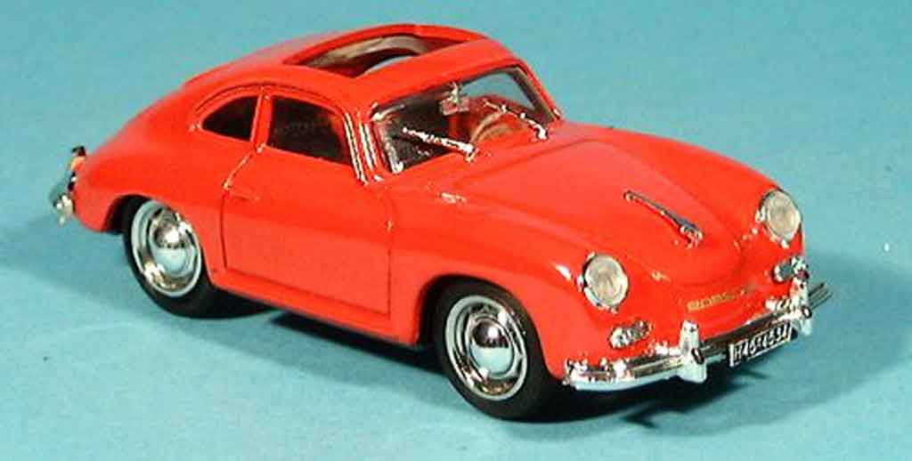 Porsche 356 1952 1/43 Brumm 1952 Coupe red geoffnetes Schiebedach diecast model cars