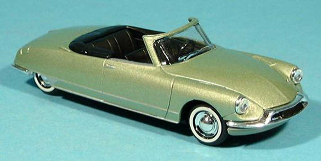 Citroen DS Cabriolet 1/43 Solido Convertible cabriolet green 1961 diecast model cars