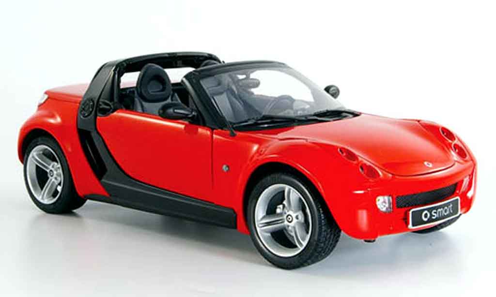 Smart Roadster 1/18 Kyosho red 2003 diecast model cars
