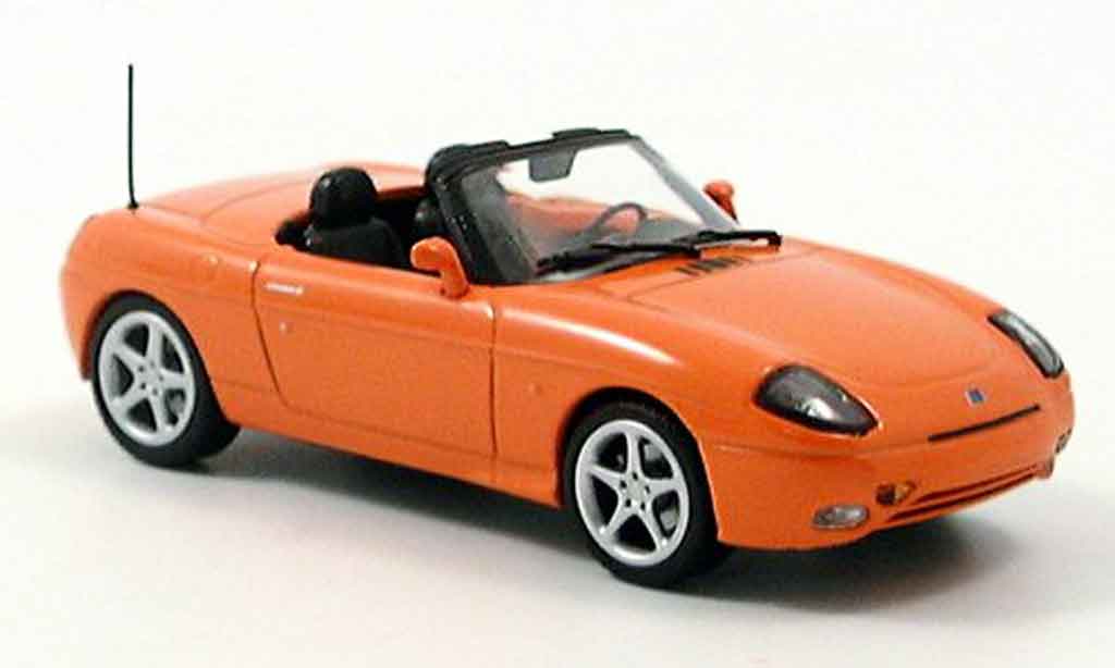 Fiat Barchetta 1/43 Minichamps orange diecast model cars