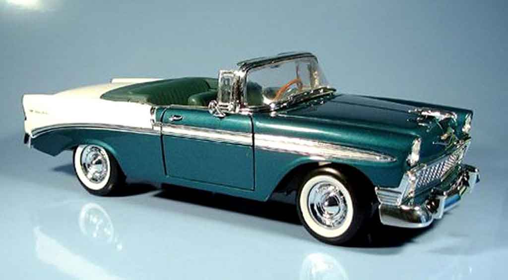 Chevrolet Bel Air 1956 1/18 Yat Ming 1956 cabriolet mit echten ledersitzen diecast model cars