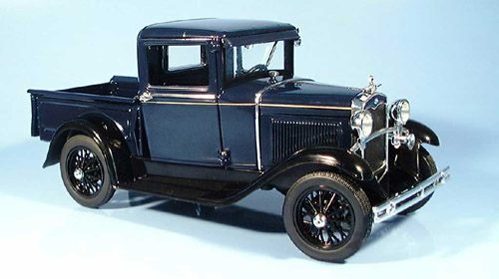 Ford Model A 1/18 Signature pick up blue fonce 1931 diecast model cars