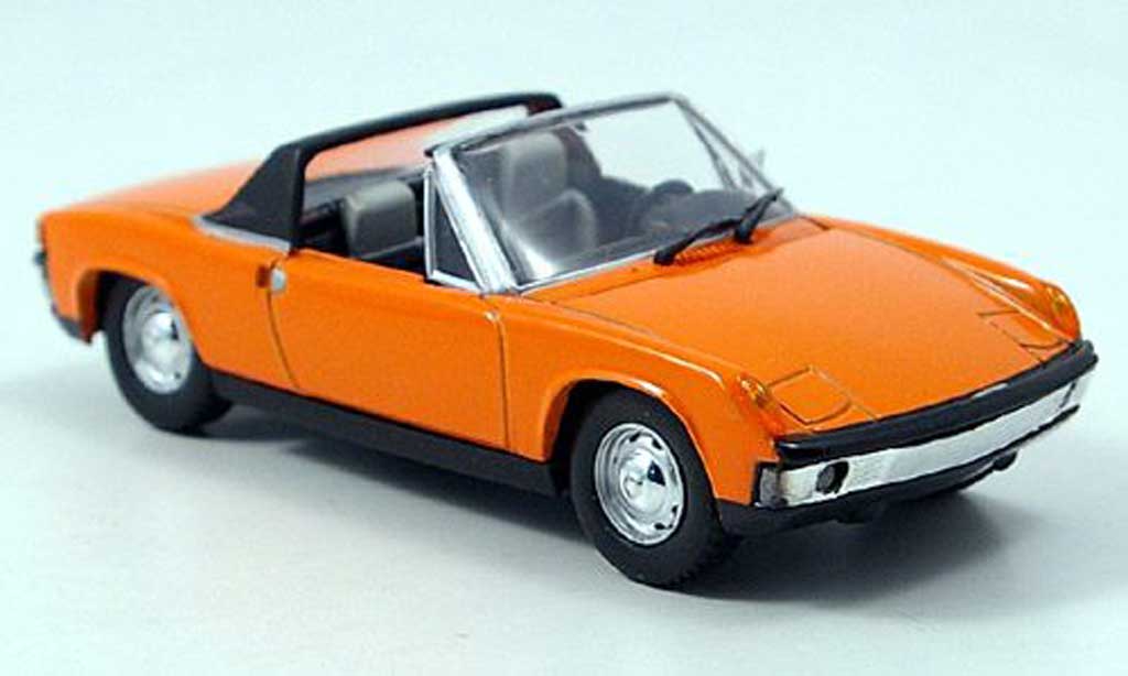 Porsche 914 1/43 Solido Targa orange 1969 diecast model cars