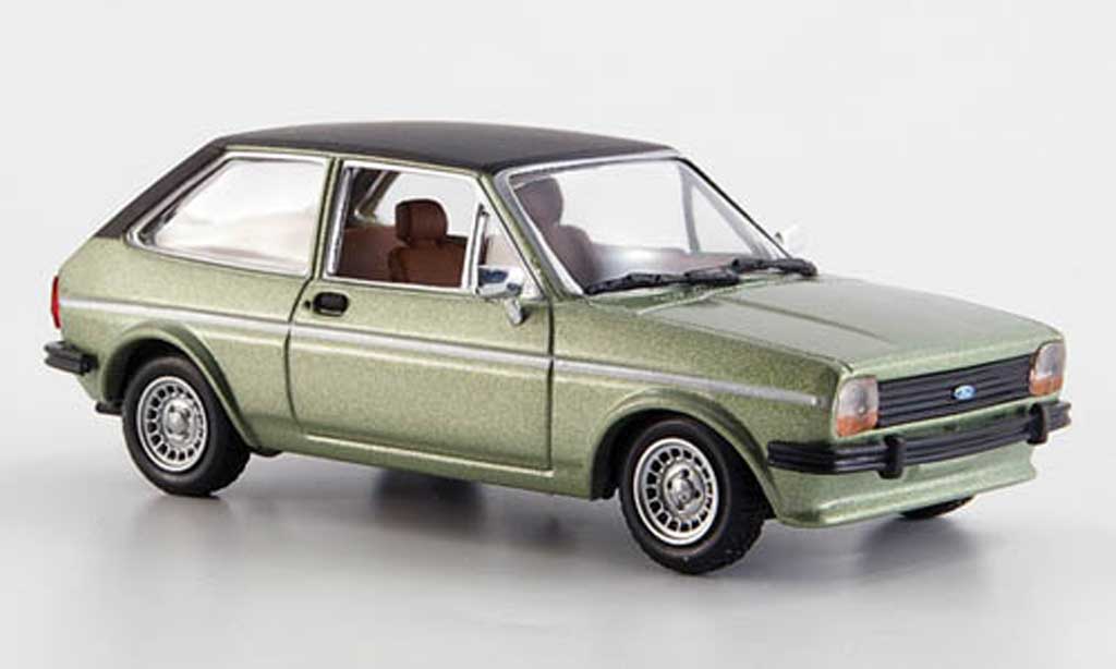 Ford Fiesta MKI 1/43 Solido MKI lindgrun/black 1978 diecast model cars