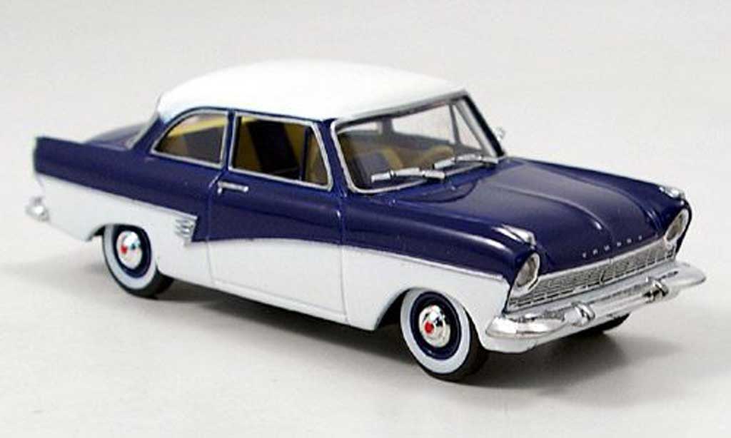 Ford Taunus 1957 1/43 Solido 1957 17 M (P2) white/blue diecast model cars