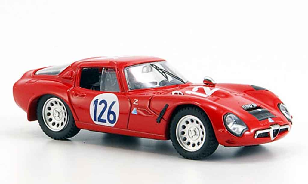 Alfa Romeo TZ2 1/43 Best no.126 pinto todaro targa florio 1966 diecast model cars