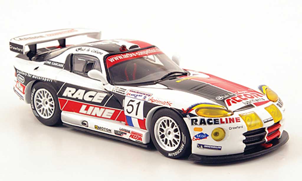 Dodge Viper 1/43 IXO No.51 Larbre Competition 24h Le Mans 2002 diecast model cars