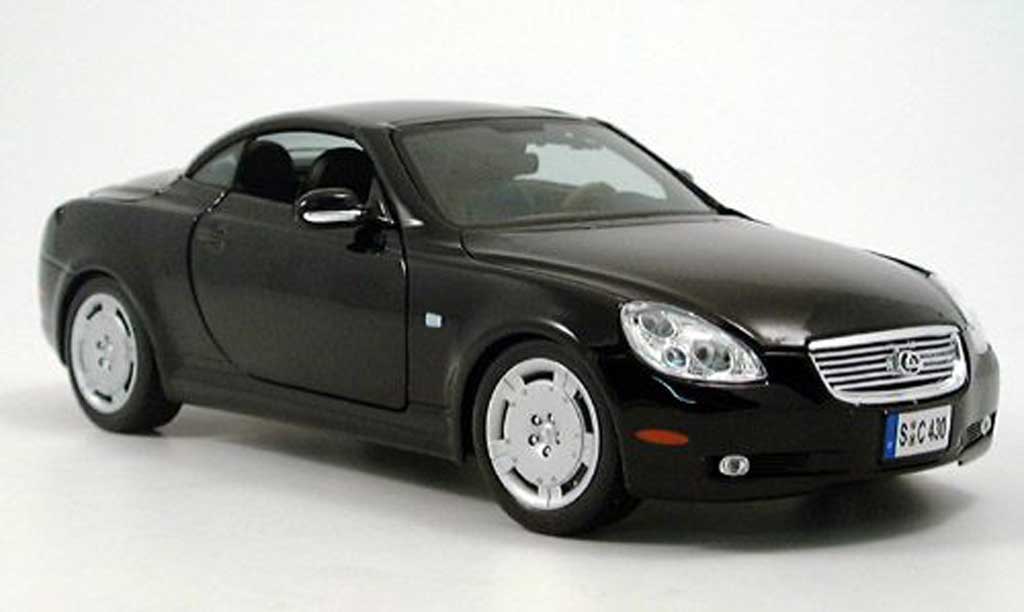 Lexus SC 430 1/18 Maisto 430 noir toit ferme 2002 diecast model cars