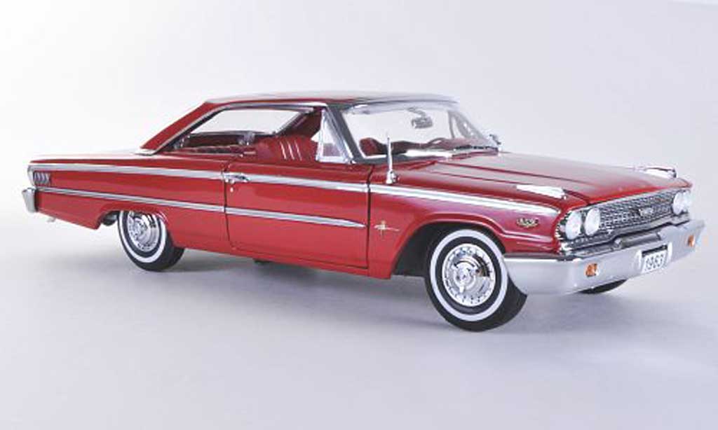 Ford Galaxy 1/18 Sun Star 500 XL red 1963 diecast model cars
