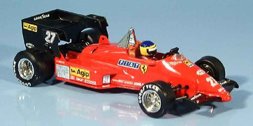 Ferrari 126 1984 1/43 Brumm 1984 C4 g.p. belgien m. alboreto diecast model cars