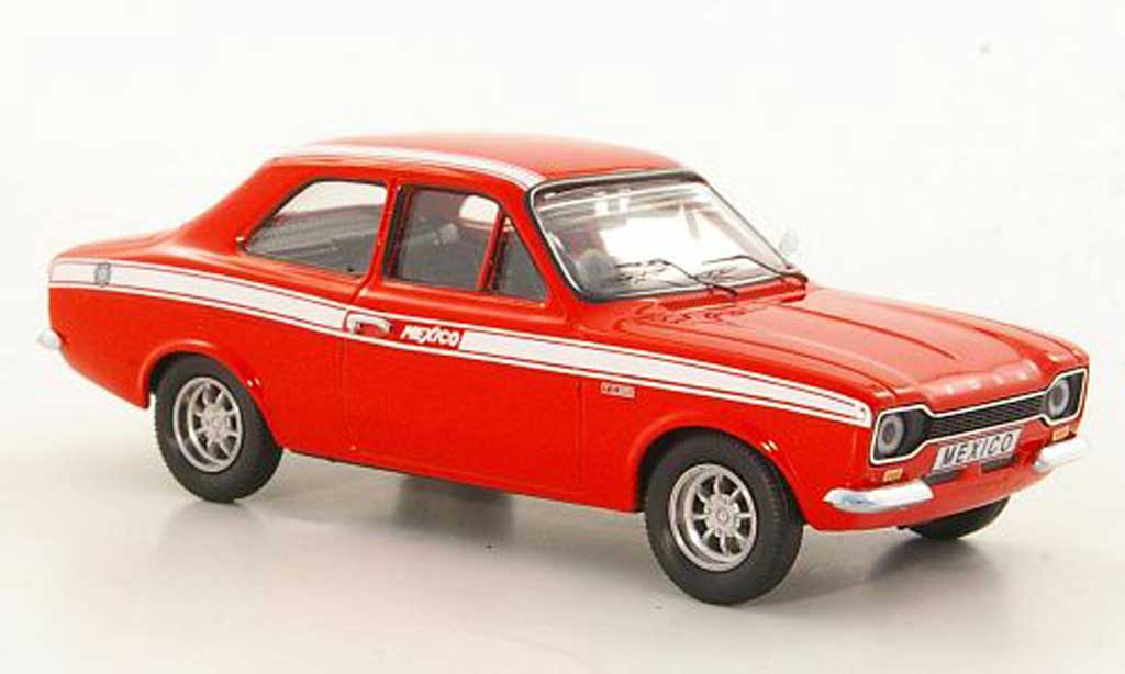 Ford Escort MK1 1/43 Trofeu MK1 MkI Mexico red LHD 1971 diecast model cars
