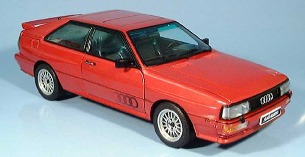 Audi Quattro 1/18 Autoart red 1988 diecast model cars
