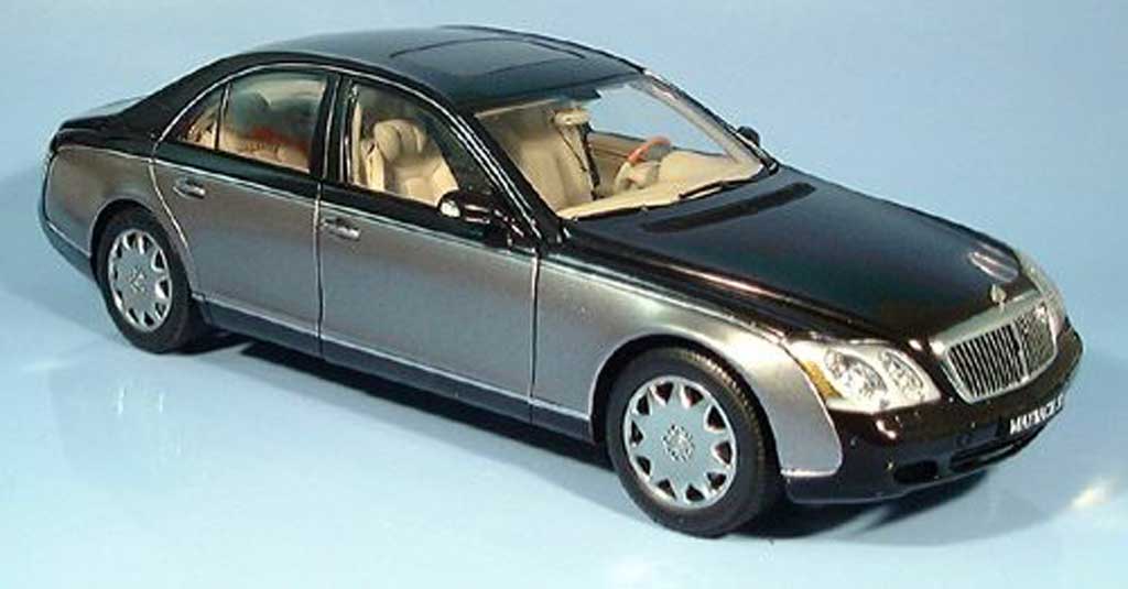 Maybach 57 1/18 Autoart swb black / grey millennium edition 2002 diecast model cars
