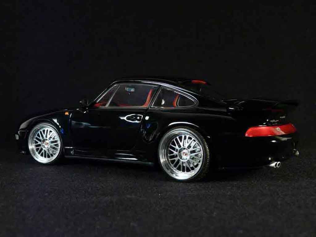 Porsche 911 Turbo S black 1/18 Ut Models