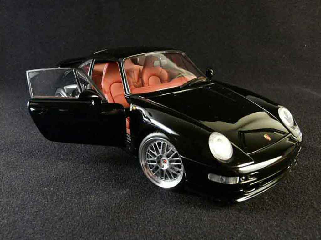 Porsche 911 Turbo S black 1/18 Ut Models