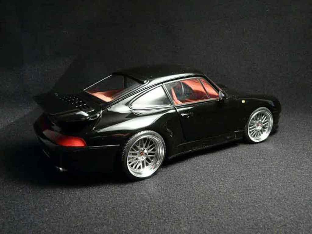 Porsche 993 Turbo S 1/18 Ut Models Turbo s black diecast model cars