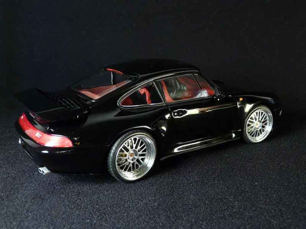 Porsche 911 Turbo S black 1/18 Ut Models