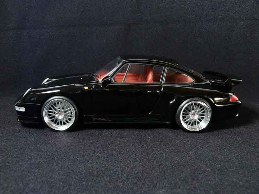 Porsche 911 Turbo S black 1/18 Ut Models