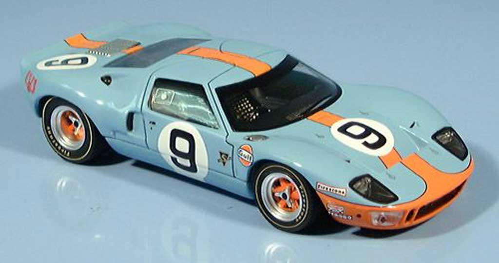 Ford GT40 1/43 IXO GT 40 No. 9 Sieger Le Mabs Rodriguez-Bianchi 1968 diecast model cars