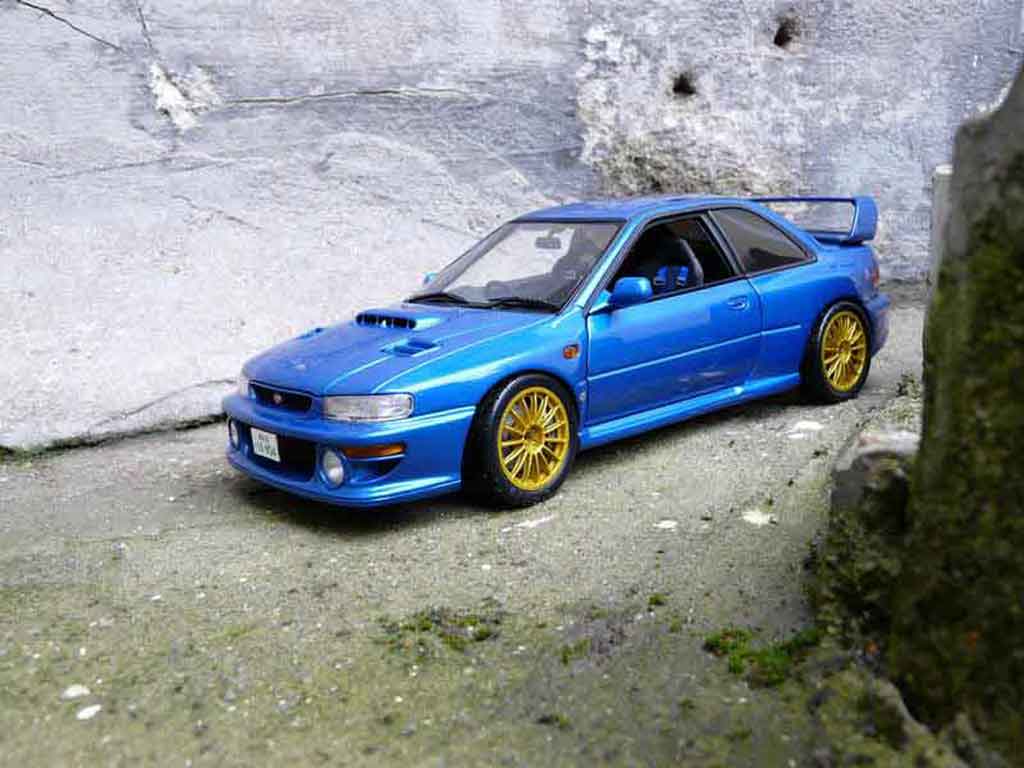 Subaru Impreza 22B jantes 1/18 Autoart