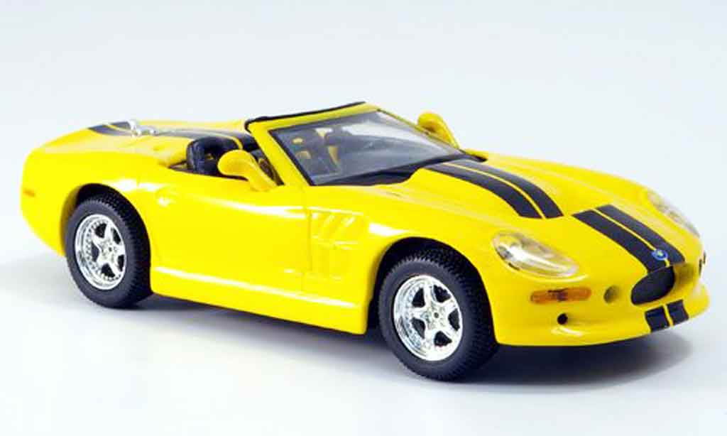 Shelby Series 1 1/43 Maxi Car yellow diecast model cars