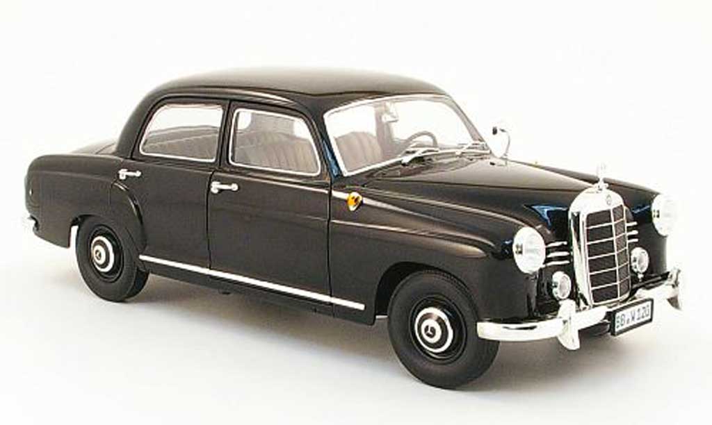 Mercedes 180 1/18 Revell ponton (w 120) black 1953 diecast model cars