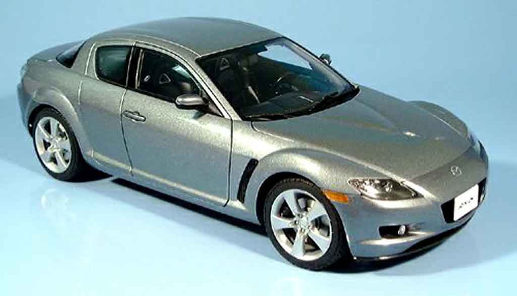 Mazda RX8 1/18 Autoart grey 2003 diecast model cars