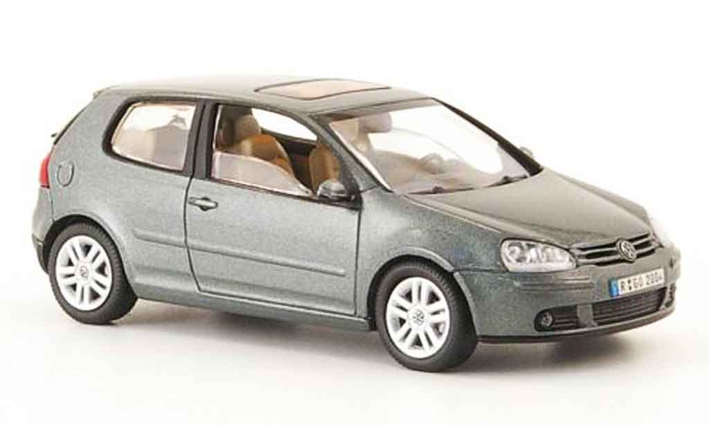Volkswagen Golf V 1/43 Schuco V grey grun 3 portes 2003 diecast model cars