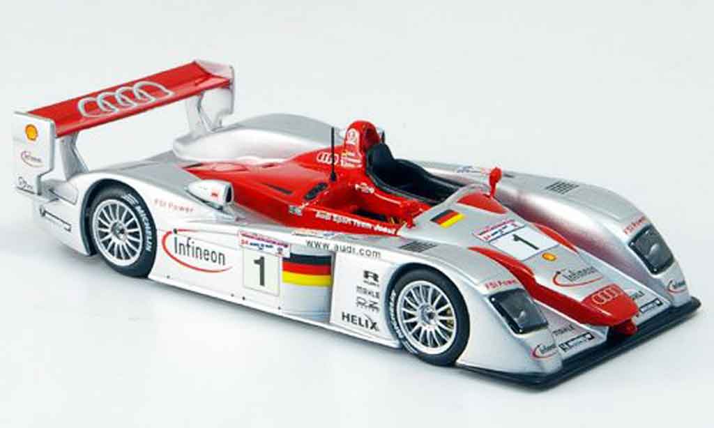 Audi R8 2002 1/43 IXO 2002 Biela Kris Sieger diecast model cars